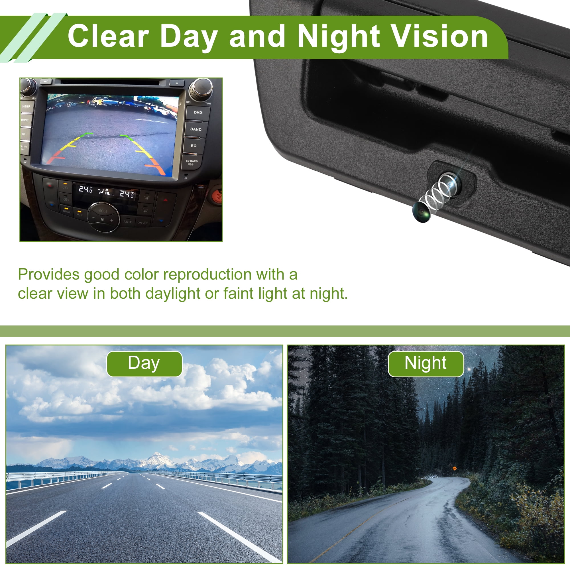 Unique Bargains Tailgate Handle Backup Camera for Ford F-150 and Lobo 2015-2017