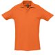 thumbnail image 1 of SOLS - Polo de manga corta liso para caballero/hombre 100% algodón de primera  Modelo Spring II - Verano/ Vacaciones (Naranja), 1 of 3