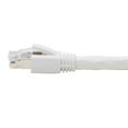 thumbnail image 5 of Tripp Lite Cat8 25g/40g-certified Snagless S/ftp Ethernet Cable (rj45 M/m), Poe, White, 25 Ft. - Patch Cable - Rj-45 (m) To Rj-45 (m) - 25 Ft - S/ftp - Cat 8 - Snagless, Solid - White, 5 of 5