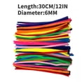 thumbnail image 3 of Pipe Cleaners, Pipe Cleaners Craft DIY Simulation Bouquet Materials(Black,6mmx12in), 3 of 9