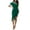 Green, variant on Vedolay Formal Dresses For Women Womens Satin V Neck Ruffle Short Sleeve Tie Front High Waist Midi A-Line Maxi Dresses,Black M