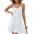thumbnail image 3 of Vestido con Tirantes Finos para Mujer, Ideal para Vacaciones. XL, 3 of 8