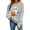 #02 Gray, variant on Busydd Halloween Sweatshirts for Women Fashion Graphic Halloween Shirt Casual Long Sleeve Fall Sweatshirts for Women Comfy Cotton Crewneck Sweatshirt XL