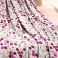 thumbnail image 3 of Pioneer Flower Floral Print Pattern Blanket,Comfortable Soft Lamb Wool Throw Blanket,All Season,Warm Lightweight Blankets for Sofa Bed Couch Living Room Chair,40"x50", 3 of 4