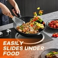 thumbnail image 5 of ACDANC 2Pcs Stainless Steel Spatula,Riveted Handle Reinforcement Fish Spatula,Hanging Storage Feature Stainless Steel Cooking Utensils,2,10.83*3.23*0.79in, 5 of 7