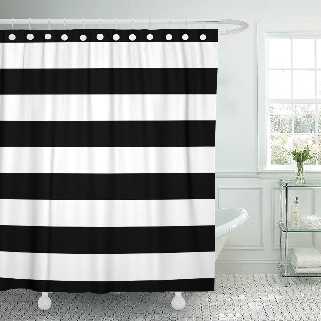 PKNMT Stripe Striped Line Black and White Graphics Strict Retro
