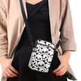 thumbnail image 4 of HELLHERO Panda Pattern Polyester Shoulder Bag Adjustable Strap Outdoor Holiday Travel Leakproof, 4 of 7