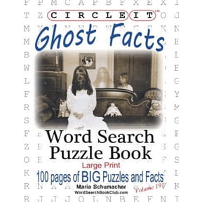 Pre-Owned Circle It, Ghost Facts, Word Search, Puzzle Book, (Paperback)