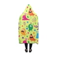 thumbnail image 3 of ASHLEIGH Hooded Blankets Aliens Throw Wearable Anti-pilling Polar Fleece Blanket Wrap 50x60 inch, 3 of 3