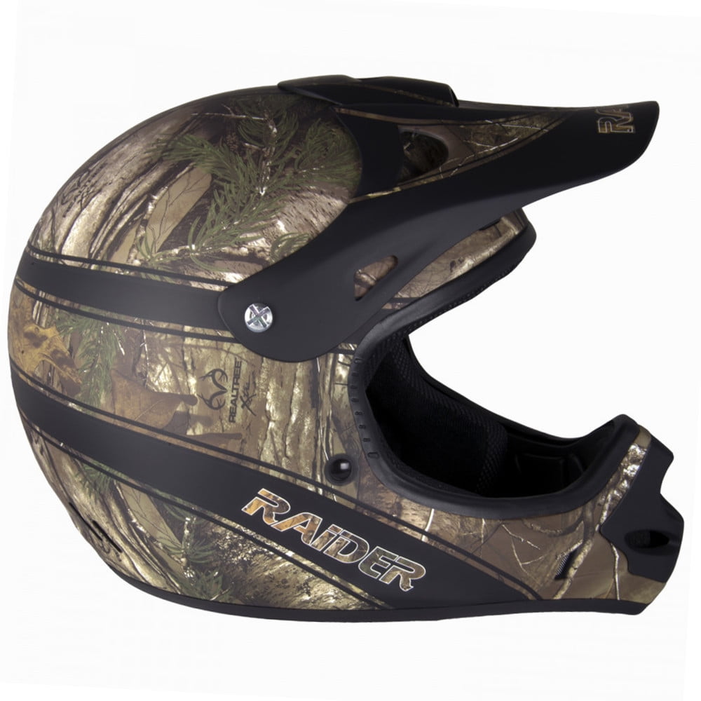 Raider Ambush Motocross Helmet DOT Approved / Realtree Camo - Medium