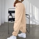 thumbnail image 3 of Pantalones holgados de mujer con cordón Y2K Pantalones rectos Joggers de verano sueltos Overoles FLhrweasw Nuevo, 3 of 6