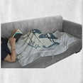 thumbnail image 6 of Retro Car Soft Flannel Fleece Throw Blanket, Old Fashion Vintage Custom Collector Automobile Funky Graphic Design, Cozy Plush for Indoor and Outdoor Use, 70" x 90", Slate Blue Baby Blue, by Ambesonne, 6 of 6