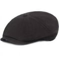 thumbnail image 6 of SikaFu Men Caps Solid Plain Ivy Flat Newsboy Caps High Quality Cotton Beret Caps Artist Painter Berets Men Vintage Octagonal Cap, 6 of 6