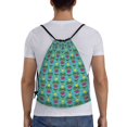 thumbnail image 2 of Kdxio Sunmmer Cat Print Drawstring Backpack Bag,Waterproof Draw String Back Sack, Gym Drawstring Bags Swim Bag For Unisex, 2 of 9
