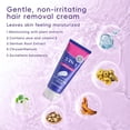thumbnail image 6 of Hair Remover Cream, Facial &  Hair Removal Cream, Painless Bikini Hair Removal Depilatory Cream with Aloe Vera & Vitamin E,  Nourishing Formula for  , 100g/3.52oz, 6 of 6