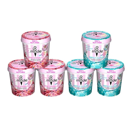 A La Mode 6ct, 16 oz - Free Partly Cloudy Ice Cream Pints and Pink Sprinkle Ice Cream Pints