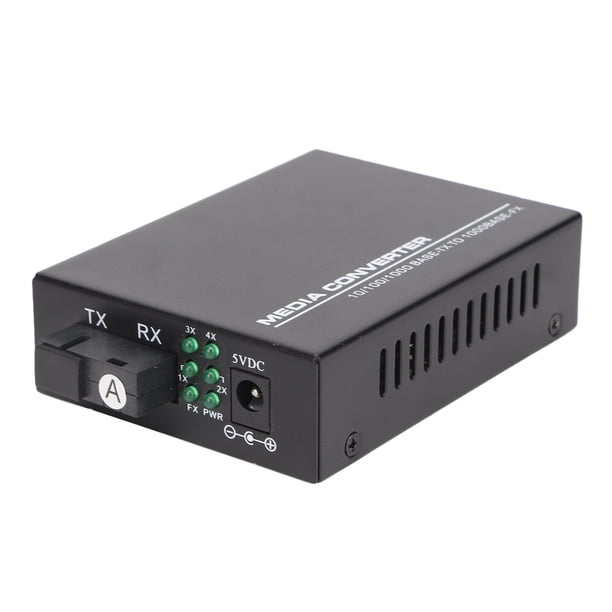 Convertidor de medios Ethernet, convertidor de medios Ethernet Tx1310nm/Rx1550nm Convertidor de medios de fibra Convertidor de medios Ethernet Gigabit Altamente versátil