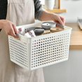 thumbnail image 2 of estilo Petit Panier De Rangement Rectangulaire, Blanc Vintage, 2 of 5