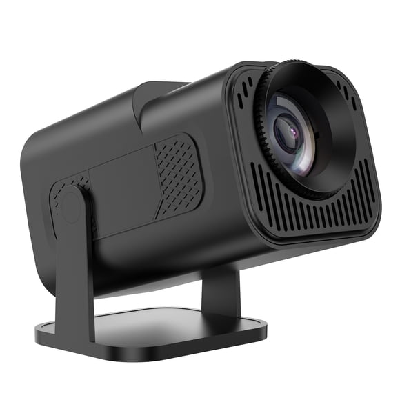 Birdeem Mini Portable Projector with Built-In Screen, 180° Rotatable Smartphone Compatible Projector for Home and Outdoor Movie Night, Wireless HDMI USB Connection