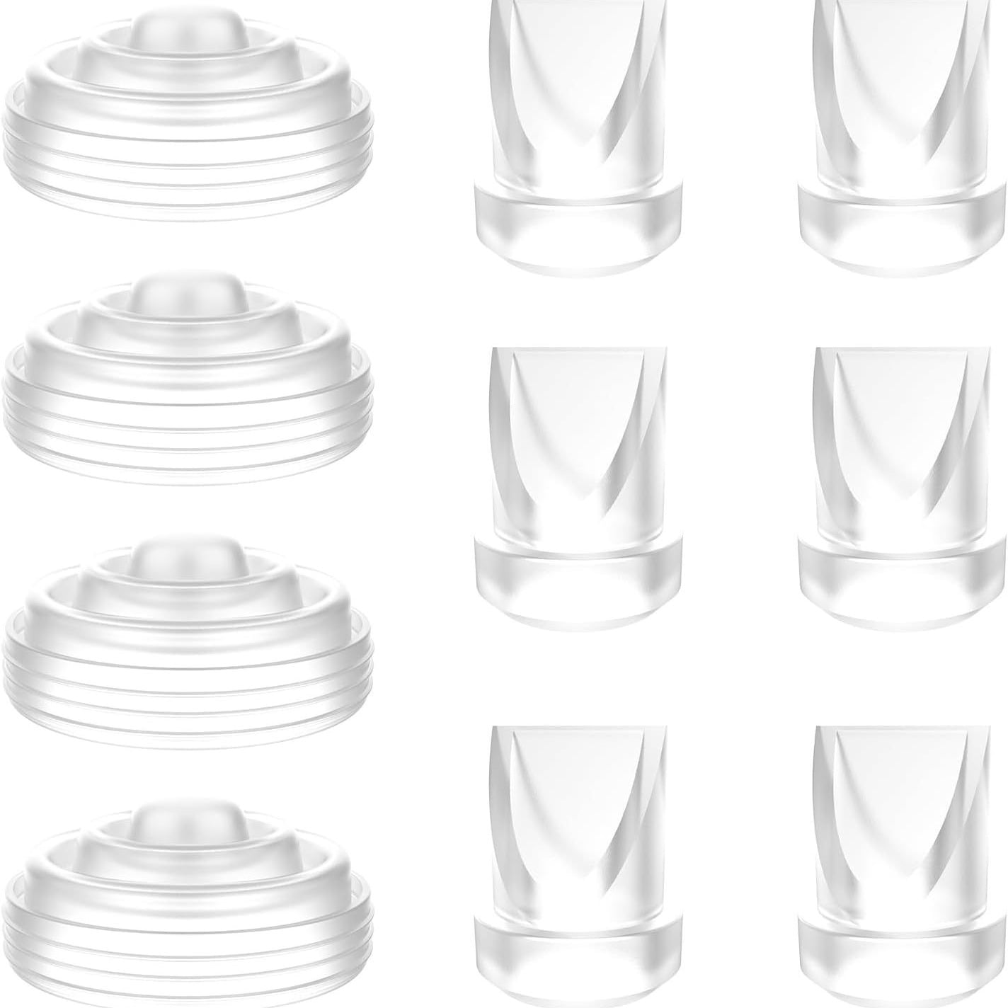 WHAMVOX Valves and Silicone Diaphragm Set for Pumps, Leak-Proof, Accessories Compatible with Momcozy Models
