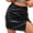 Black, variant on Silk Mini Skirt Skirt Leggings for Women Women Skirts for Trailer Skirting Women's Plus Size Skinny PU Leather V Waist Mini Pencil Skirts With Split Black M