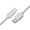 White, variant on High Quality Male to Male Charging Cord Converter USB 3.1 Type-C Data Cable OTG Adapter USB-C to Micro USB GREY 50CM
