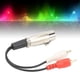 thumbnail image 5 of Cable XLR Hembra A 2RCA, Reduce La Distorsión El Cable Adaptador De Sonido Mejora La De La Transmisión De La Señal Plug And Play Seguro De 5,9 Pulgadas Para Micrófono, 5 of 7