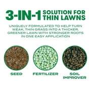 Scotts Turf Builder ThickR Lawn Sun and Shade, Thickens Thin Grass, 12 lbs.