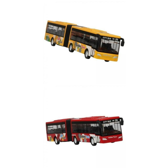 1/32 Autobús Modelo Juguetes Simulación Para Principiantes Adolescentes Adultos Amarillo+1/32 Autobús Modelo Juguetes Simulación Para Principiantes Adolescentes Adultos Rojo yotijar none