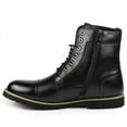 thumbnail image 2 of Metrocharm MC311 Men's Lace Up Cap Toe Fashion Oxford Boot Brown 6.5, 2 of 12