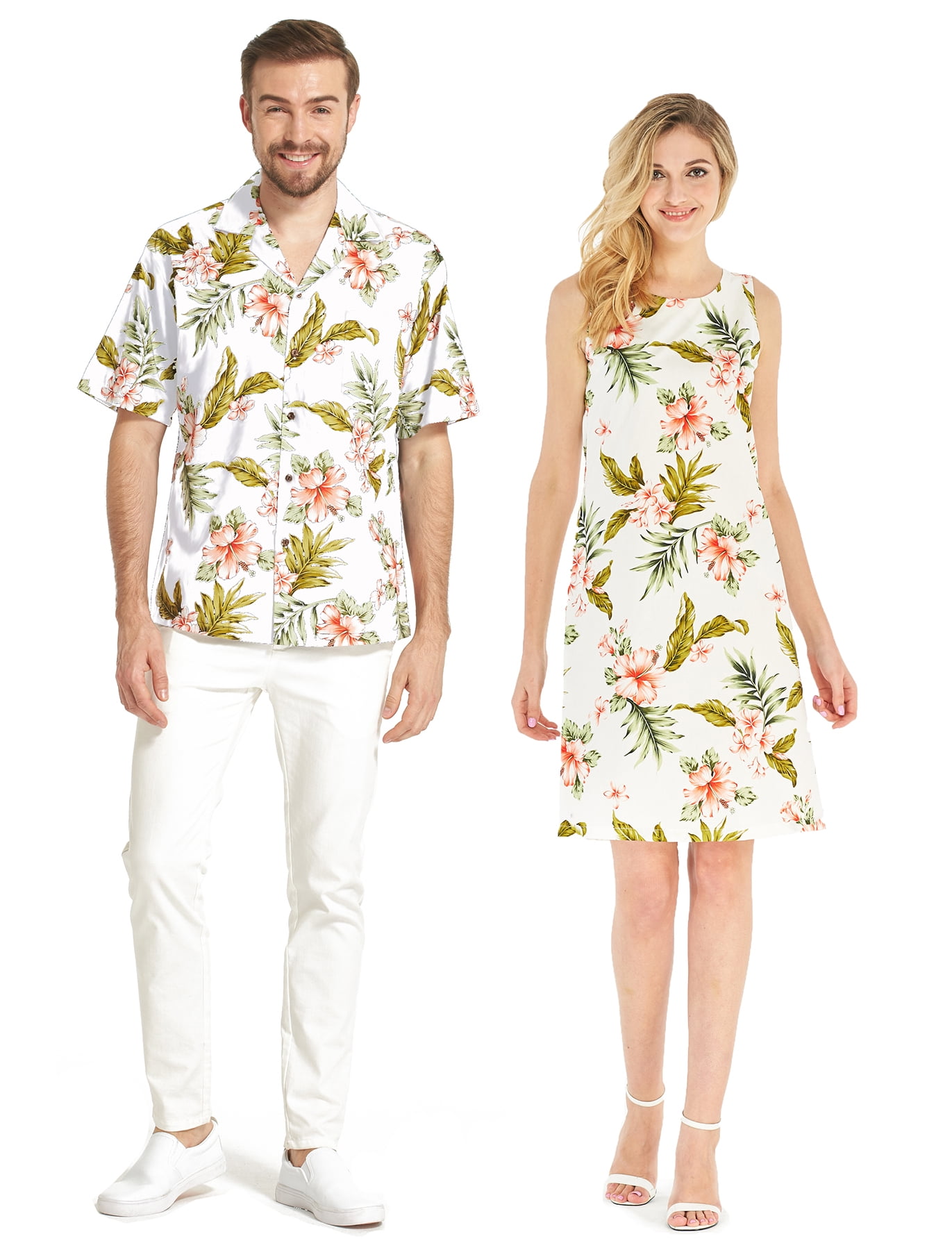 couple floral outfit