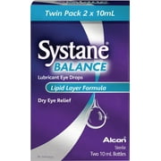 Systane Balance Lubricant Eye Drops 2x10 ml, Twin Pack