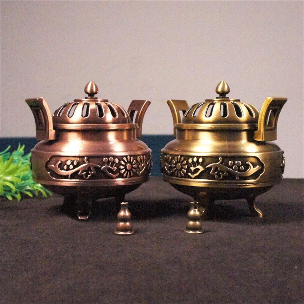 Giaone Incenses Burners Holder Ashes Catchers Coils Incenses Burners,Metal Censers