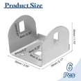 thumbnail image 2 of 6pcs U Bracket for 2.17" Panels, 52x55x44mm Metal U Shaped Fasteners Brackets, 2 of 6