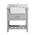 thumbnail image 3 of Elegant Lighting VF60130BK-BS Clement 30" Free Standing Single Basin Vanity Set - Black, 3 of 8