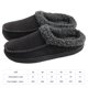 thumbnail image 3 of Pantufla Pantuflas térmicas planas para hombre, antideslizantes, borrosas, para interiores, suela gruesa para invierno Likrtyny Tenis De Mujer Tenis De Hombre, 3 of 7