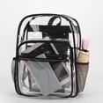 thumbnail image 5 of Clear Backpack for School,Large Heavy Duty Stadium Approved Clear Bookbag, See Through Transparent Backpacks for Travel College Work, 5 of 8