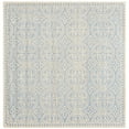 thumbnail image 6 of SAFAVIEH Cambridge Leslie Geometric Wool Area Rug, Light Blue/Ivory, 10' x 10' Square, 6 of 9