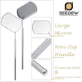 thumbnail image 3 of Lash Mirror Square Shape 14CM Handle (Silver) (Simple Packaging), 3 of 5