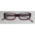 thumbnail image 2 of NEW TRUSSARDI 12703 WOMENS/LADIES DESIGNER FULL-RIM PURPLE ORIGINAL CASE FRAME DEMO LENSES 51-16-140 EYEGLASSES/EYE GLASSES, 2 of 9