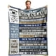 thumbnail image 1 of LHSHID Son in Law Gifts Blanket Best Son in Law Gifts from Mother in Law to My Son in Law Gifts Unique Birthday Gift Ideas for Son in Law Son in Law Gifts Throw Blanket 40"x50", 1 of 6