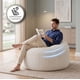 thumbnail image 4 of Puff Sillón de Memory Foam de Alta Densidad - Funda Acanalada Desmontable y Lavable - Asiento Modular Ergonómico Color Beige con Asa, 4 of 9