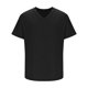 thumbnail image 4 of Pullover de Manga Corta para Hombres de Moda Casual Color Sólido V-Cuello Top Blusas, Poliéster Verano, 4 of 6