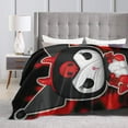thumbnail image 4 of Kuromi Blanket, Anime Throw Blanket For Couch Sofa Bed, Soft Cozy Lightweight Warm Flannel Blanket, Home Decor, Anime Gifts For Boys Girls Kids Teens, 80"X60", 4 of 9