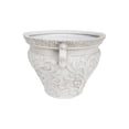 thumbnail image 6 of Large Outdoor Planter - Antique White, 20.5-inch Wide MGO Patio Pot for Porch & Garden, 6 of 7