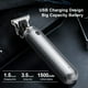 thumbnail image 5 of Cortadora de pelo para hombre, cortadora de barba eléctrica inalámbrica para nariz, oreja, profesional Labymos  Natural, 5 of 7