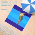 thumbnail image 3 of Manta de playa BYDOLL 198 x 206 cm impermeable a prueba de arena, 3 of 7