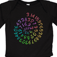 thumbnail image 4 of Inktastic Pi Day Pi Numerals in Rainbow Spiral Boys or Girls Long Sleeve Baby Bodysuit, 4 of 5