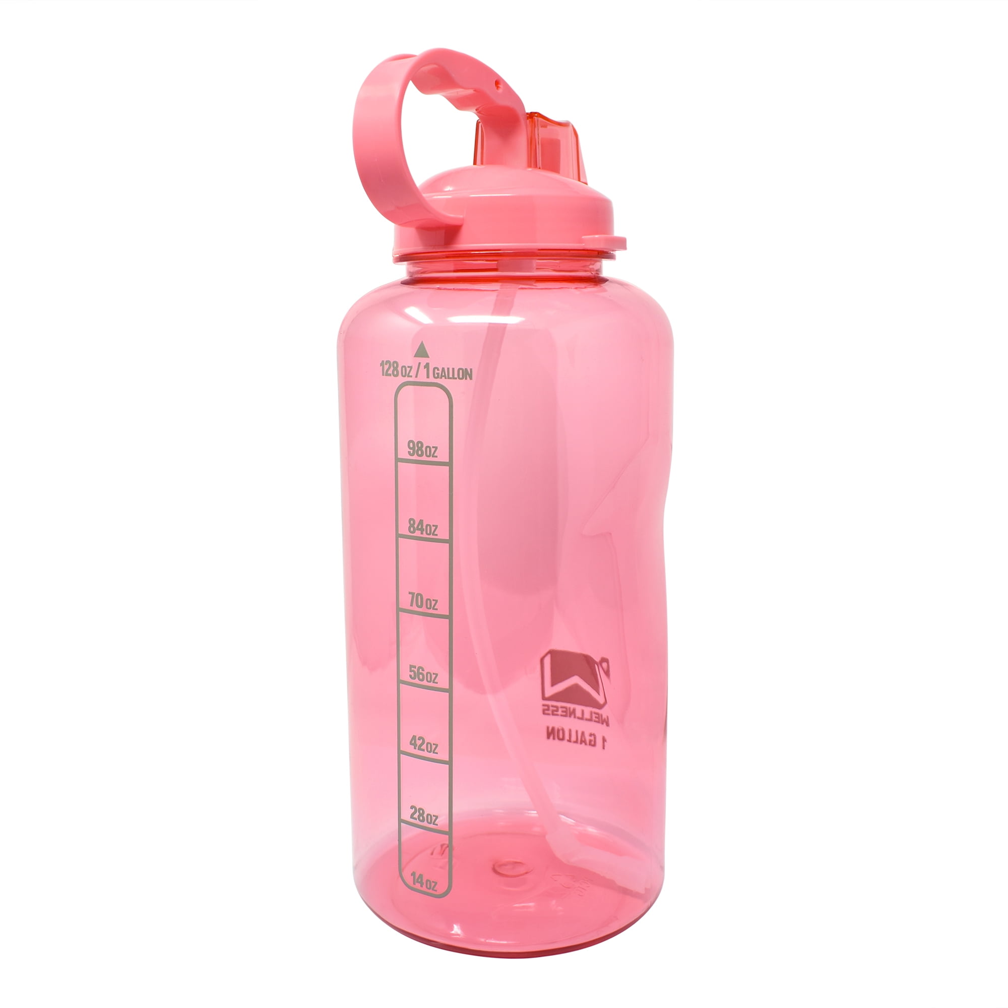 DEDEYA 8oz/230ml Silicone Coated Small Glass Water Bottle with White  Cap,Pretty and Cute(Pink Bottle)
