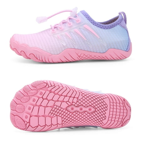 

Barerun Kids Water Shoes Non-Slip Beach Swim Barefoot Quick Dry Aqua Pool Shoes for Boys Girls Toddler Little Kid